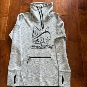 Sport-Tek Gray Women's Hoodie with Graphic